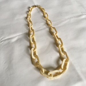 J.CREW/ chained resin long necklace